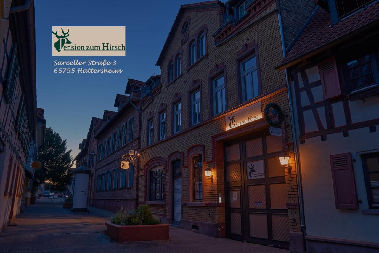 Hotel-Pension Zum Hirsch Hattersheim am Main ภายนอก รูปภาพ